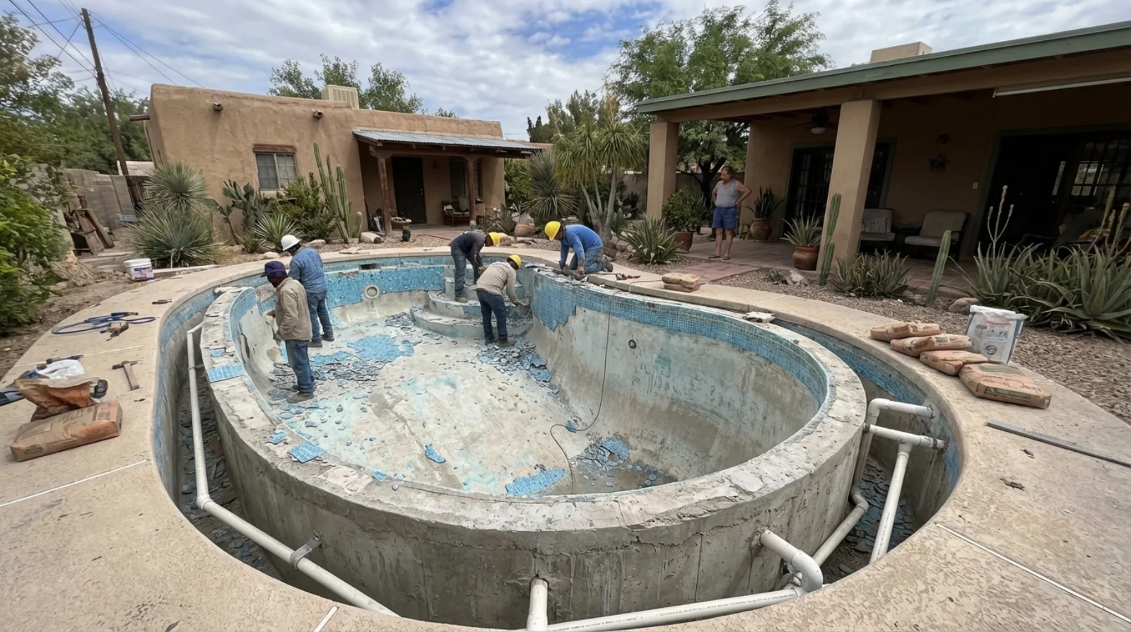 Renovar tu alberca sin construir una nueva: opciones y costos