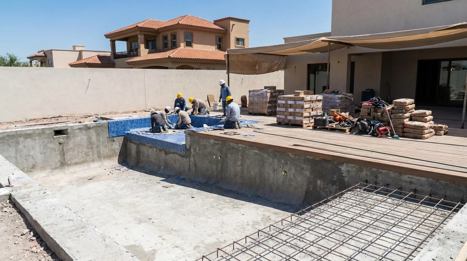 ¿Cuánto tiempo tarda construir una alberca? Etapas y tiempos reales